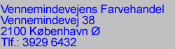 Vennemindevejs Farvehandel